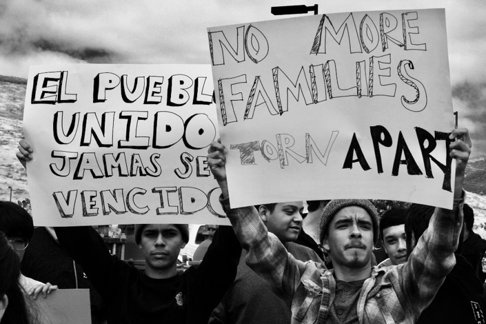 Photo by Pedro Ruiz. In September 2017, at the announcement that Trump was ending DACA, hundreds of San Diegans rallied in Downtown San Diego expressing their outrage